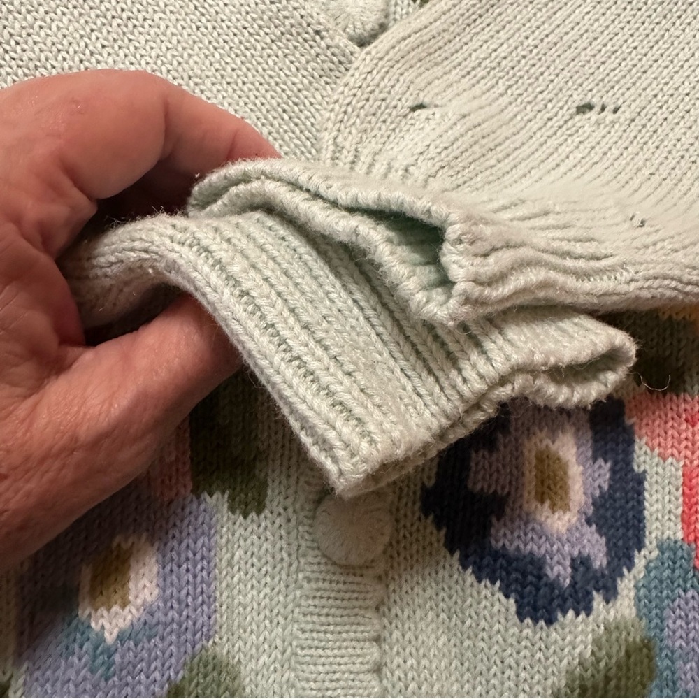 Vintage Susan Bristol Pastel Floral Cardigan - Picture 4 of 10